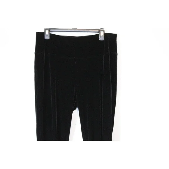 Soft Surroundings Velvet Stretch Pull On Pants Black Women's Size Large H14242 - Picture 3 of 8
